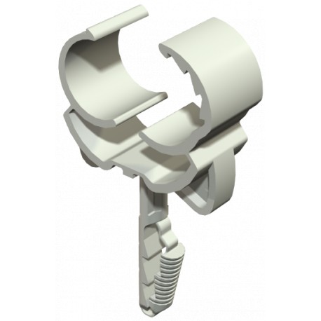 Obo-bettermann 1976 16-21 OBO BETTERMANN Klick-Snap clip , 16-21,5mm, Light grey, 7035, Polyamide, PA
