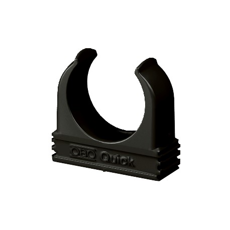 Obo-bettermann 2955 M40 SW OBO BETTERMANN Quick clip , M40, Jet black, 9005, Polypropylene, PP