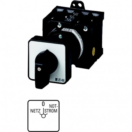 Eaton-moeller T3-4-8902/Z Y7-215225 EATON ELECTRIC Changeoverswitches, Contacts: 8, 32 A, front plate: Netz-0-Notst..