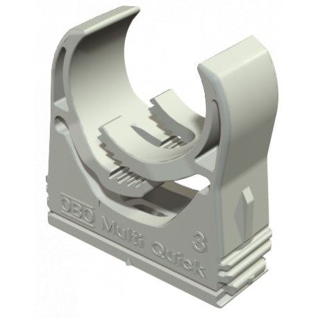 OBO BETTERMANN M-Quick 15-19LGR M-Quick 15-19LGR 2153106 OBO BETTERMANN Multi-Quick clip , 15-19mm, Light grey, 7035, Polyamide, PA