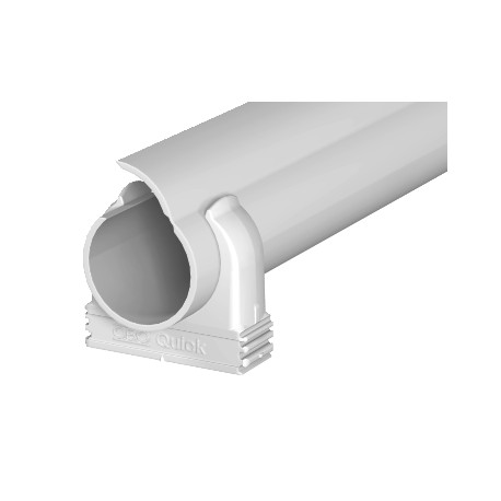 OBO BETTERMANN 2954 M32 LGR 2954 M32 LGR 2154544 OBO BETTERMANN Quick-Pipe set Quick trunking + Quick clip, M32, Light grey, 7035, Polyv..