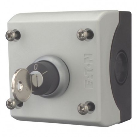 Eaton-moeller M22-WRS/KC11/I Y7-216526 EATON ELECTRIC Key-operated button, 1N/O+1N/C, 2 positions, surface mounting