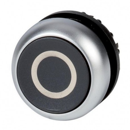 EATON - MOELLER M22-D-S-X0 M22-D-S-X0 216609 Y7-216609 EATON ELECTRIC Pushbutton, flush, black 0, momentary