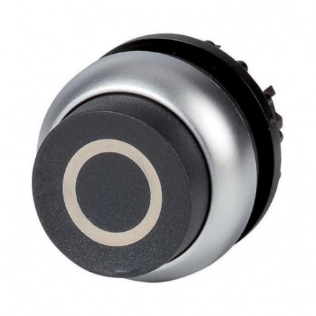 EATON - MOELLER M22-DH-S-X0 M22-DH-S-X0 216659 Y7-216659 EATON ELECTRIC Pushbutton, raised, black 0, momentary