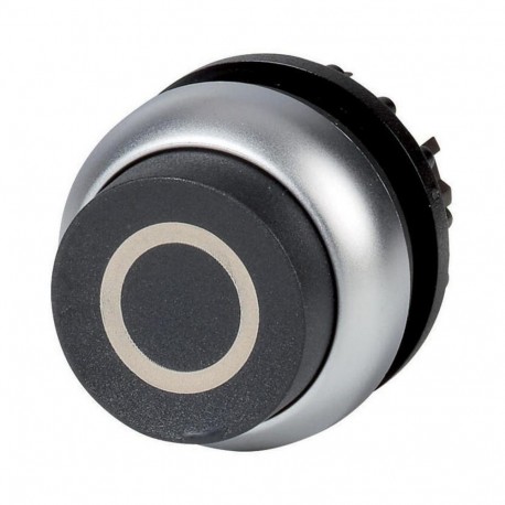 EATON - MOELLER M22-DRH-S-X0 M22-DRH-S-X0 216679 Y7-216679 EATON ELECTRIC Pushbutton, raised, black 0, maintained