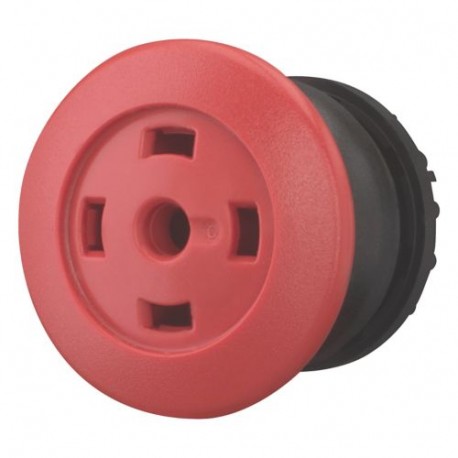 EATON - MOELLER M22S-DP-R-X M22S-DP-R-X 216733 Y7-216733 EATON ELECTRIC Mushroom actuator, red, without button plate, momentary