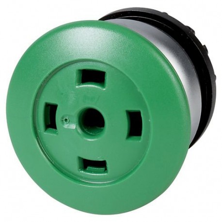 Eaton-moeller M22-DRP-G-X Y7-216765 EATON ELECTRIC Mushroom actuator, green, without button plate, maintained