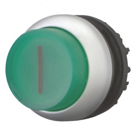 Eaton-moeller M22-DRLH-G-X1 Y7-216805 EATON ELECTRIC Illuminated pushbutton actuator, raised, green I, maintained