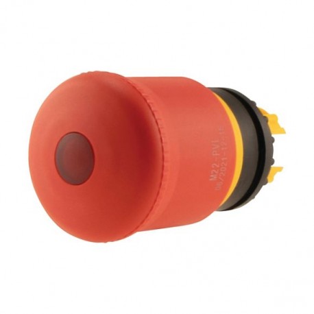 EATON - MOELLER M22-PVL M22-PVL 216878 Y7-216878 EATON ELECTRIC Emergency-stop pushbutton, illuminated