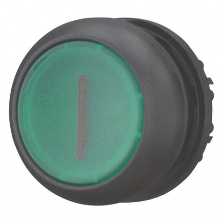 Eaton-moeller M22S-DL-G-X1 Y7-216939 EATON ELECTRIC Illuminated pushbutton actuator, flush, green I, momentary