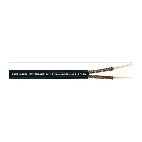 Lapp 2170056 MULTI-KOAXIAL-CABLE 2XRG 59 B/U LAPP MULTI-COAXIAL-CABLE 2XRG 59 B/U