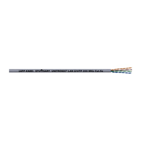 Lapp 2170173 UNITRONIC LAN 200 U/UTP Cat.5e LSZH LAPP Ethernet cable for Category 5e/ class D verfied up to 200 M..
