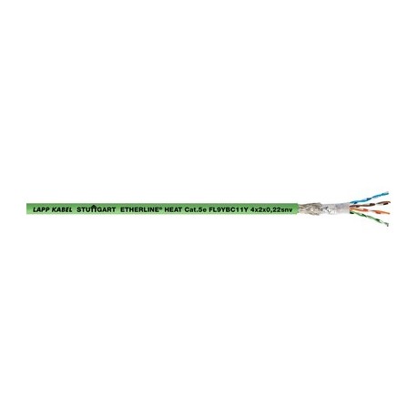 Lapp 2170850 ETHERLINE HEAT 6722 Cat. 5e FL9YBC11Y 4x2x0,22sn LAPP ETHERLINE Cat. 5e FL9YBC11Y 4x2x0,22sn