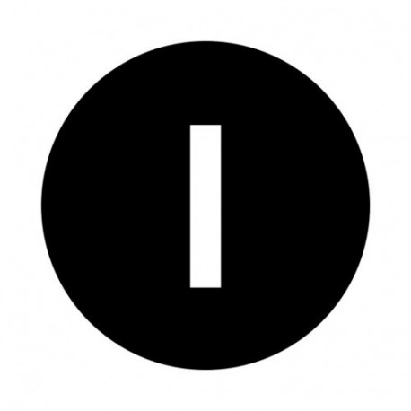 EATON - MOELLER M22-XD-S-X1 M22-XD-S-X1 218166 Y7-218166 EATON ELECTRIC Button plate, flat black, I