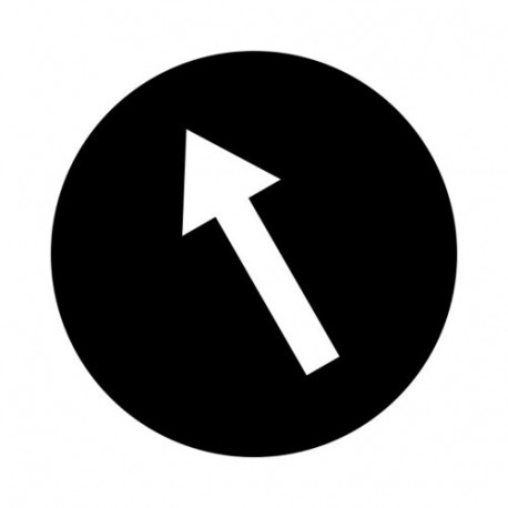 Eaton-moeller M22-XD-S-X8 Y7-218174 EATON ELECTRIC Button plate, flat black, arrow symbol