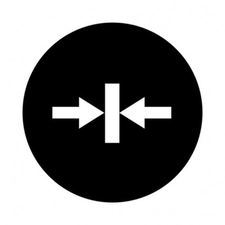 Eaton-moeller M22-XD-S-X14 Y7-218180 EATON ELECTRIC Button plate, flat black, clamp symbol