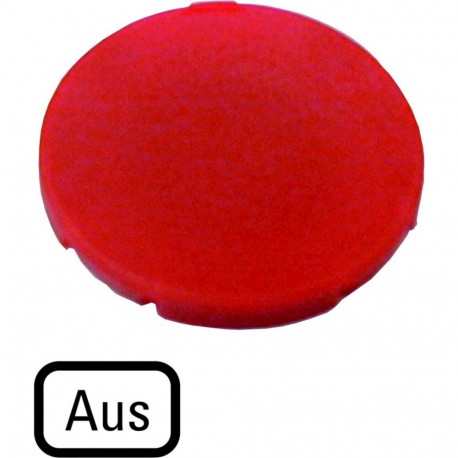 EATON - MOELLER M22-XD-R-D5 M22-XD-R-D5 218187 Y7-218187 EATON ELECTRIC M22-XD-R-D5Q Button plate, flat red, OFF