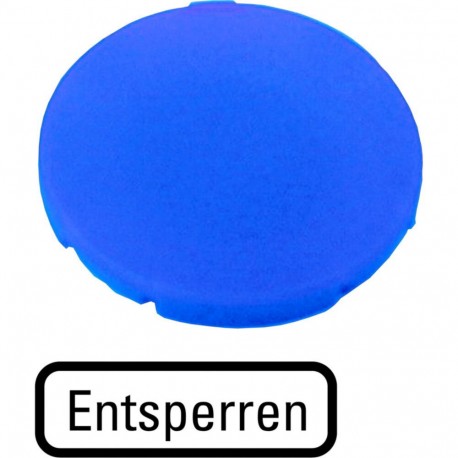Eaton-moeller M22-XD-B-D14 Y7-218189 EATON ELECTRIC M22-XD-B-D14Q Button plate, flat blue, RELEASE