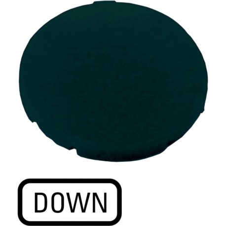 EATON - MOELLER M22-XD-S-GB4 M22-XD-S-GB4 218200 Y7-218200 EATON ELECTRIC M22-XD-S-GB4Q Button plate, flat black, DOWN