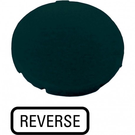 Eaton-moeller M22-XD-S-GB16 Y7-218206 EATON ELECTRIC Button plate, flat black, REVERSE
