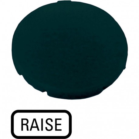 Eaton-moeller M22-XD-S-GB17 Y7-218208 EATON ELECTRIC M22-XD-S-GB17Q Button plate, flat black, RAISE