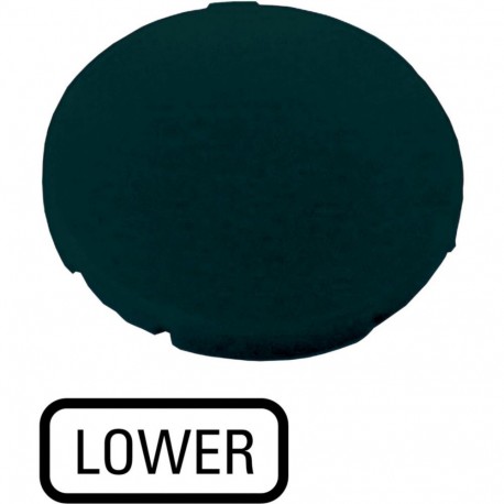 EATON - MOELLER M22-XD-S-GB18 M22-XD-S-GB18 218209 Y7-218209 EATON ELECTRIC M22-XD-S-GB18Q Button plate, flat black, LOWER