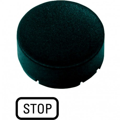 Eaton-moeller M22-XDH-S-GB0 Y7-218240 EATON ELECTRIC M22-XDH-S-GB0Q Button plate, raised black, STOP