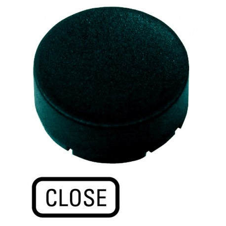 Eaton-moeller M22-XDH-S-GB2 M22-XDH-S-GB2Q EATON ELECTRIC M22-XDH-S-GB2Q Button plate, raised black, CLOSE