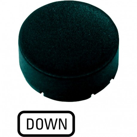 EATON - MOELLER M22-XDH-S-GB4 M22-XDH-S-GB4 218245 Y7-218245 EATON ELECTRIC M22-XDH-S-GB4Q Button plate, raised black, DOWN