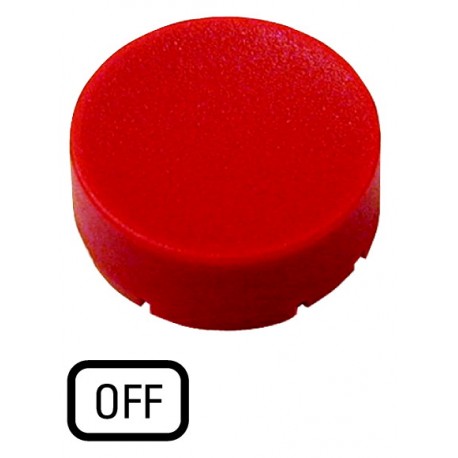 Eaton-moeller M22-XDH-R-GB5 M22-XDH-R-GB5Q EATON ELECTRIC M22-XDH-R-GB5Q Button plate, raised red, OFF