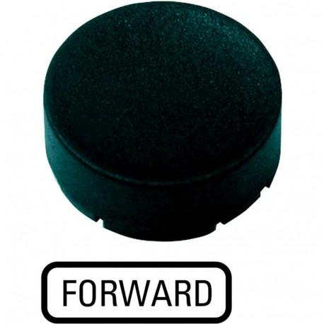 Eaton-moeller M22-XDH-S-GB15 Y7-218250 EATON ELECTRIC M22-XDH-S-GB15Q Button plate, raised black, FORWARD