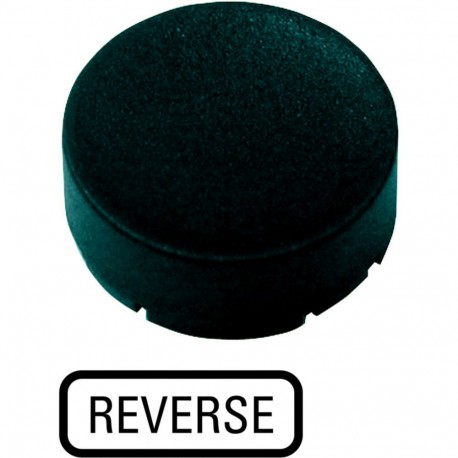 Eaton-moeller M22-XDH-S-GB16 Y7-218251 EATON ELECTRIC M22-XDH-S-GB16Q Button plate, raised black, REVERSE