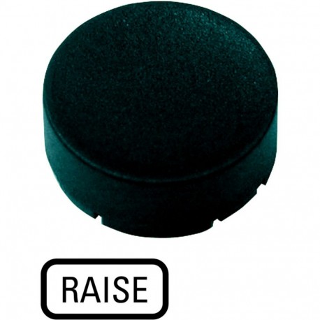Eaton-moeller M22-XDH-S-GB17 Y7-218252 EATON ELECTRIC M22-XDH-S-GB17Q Button plate, raised black, RAISE