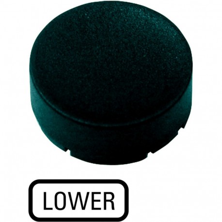 Eaton-moeller M22-XDH-S-GB18 Y7-218253 EATON ELECTRIC M22-XDH-S-GB18Q Button plate, raised black, LOWER