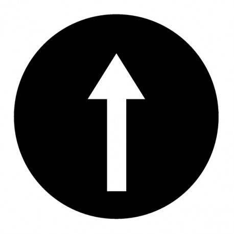 Eaton-moeller M22-XDP-S-X7 Y7-218261 EATON ELECTRIC Button plate, mushroom black, arrow symbol