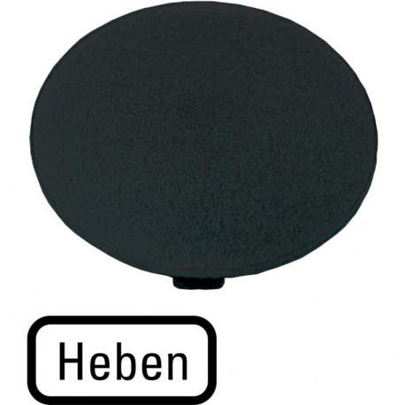 Eaton-moeller M22-XDP-S-D17 Y7-218279 EATON ELECTRIC M22-XDP-S-D17Q Button plate, mushroom black, raised