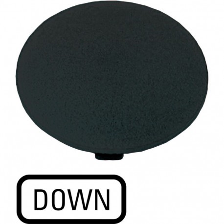 EATON - MOELLER M22-XDP-S-GB4 M22-XDP-S-GB4 218287 Y7-218287 EATON ELECTRIC M22-XDP-S-GB4Q Button plate, mushroom black, DOWN