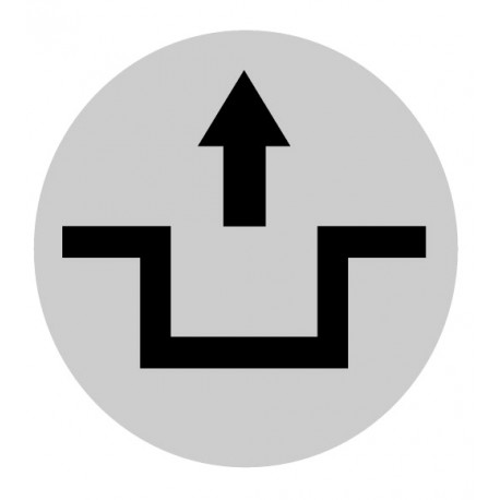 EATON - MOELLER M22-XDL-W-X12 M22-XDL-W-X12 218310 Y7-218310 EATON ELECTRIC Button lens, flat white, unlock symbol