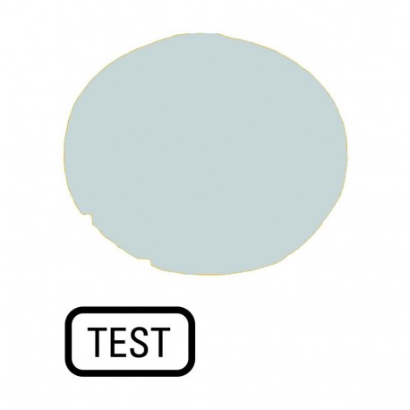 Eaton-moeller M22-XDL-W-GB9 Y7-218333 EATON ELECTRIC M22-XDL-W-GB9Q Button lens, flat white, TEST