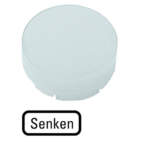 EATON - MOELLER M22-XDLH-W-D18 M22-XDLH-W-D18 218368 M22-XDLH-W-D18Q EATON ELECTRIC Button lens, raised white, DECREASE
