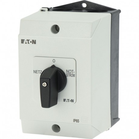Eaton-moeller T0-4-8902/I1 Y7-218985 EATON ELECTRIC Changeoverswitches, Contacts: 8, 20 A, front plate: Netz-0-Nots..