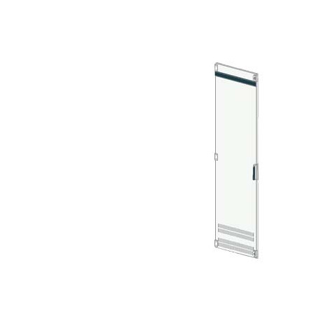 Siemens 8PQ2197-6BA02 SIVACON S4, door, IP55, H: 1975 mm, W: 600 mm, twist lever for semi-cylindrical profil..