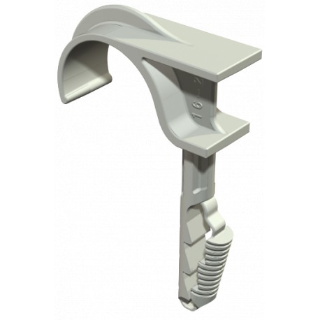 Obo-bettermann 1974 22-30 OBO BETTERMANN Plug-in clip single, 22-30mm, Light grey, 7035, Polyamide, PA