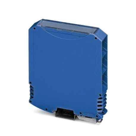 Phoenix contact ME MAX 22,5 3-3 BU DIN rail housing, Tall design, with vents, width: 22.5 mm, Cross ..
