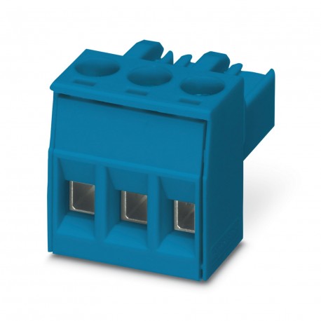 Phoenix contact MSTBT 2,5 HC/ 3-STP BU PCB connector, number of positions: 3, pitch: 5 mm, color: bl..