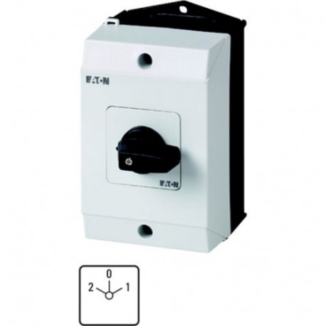 Eaton-moeller T0-4-131/I1 Y7-222569 EATON ELECTRIC Reversing switches, Contacts: 7, 20 A, front plate: 2-0-1, 45 °,..