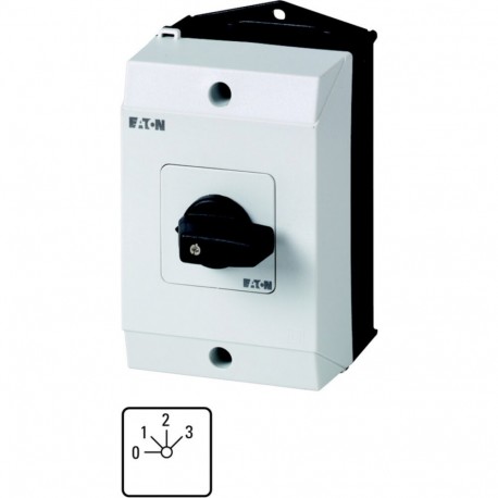 Eaton-moeller T0-2-171/I1 Y7-222611 EATON ELECTRIC Step switches, Contacts: 3, 20 A, front plate: 0-3, 45 °, mainta..
