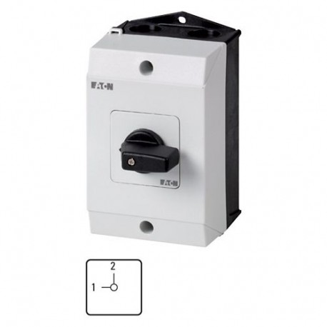 Eaton-moeller T0-3-15443/I1 Y7-222652 EATON ELECTRIC Changeoverswitches, Contacts: 6, 20 A, front plate: 1-2, 90 °,..