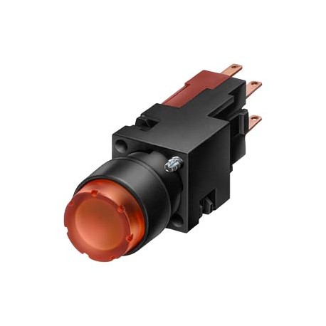 SIEMENS 3SB2227-0LC01 3SB2227-0LC01 SIEMENS Illuminated pushbutton, 16 mm, round, plastic, red, pushbutton, raised, 1 NC Lampholde..