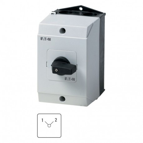 Eaton-moeller T3-4-90/I2 Y7-222912 EATON ELECTRIC Changeoverswitches, Contacts: 8, 32 A, front plate: 1-2, 90 °, ma..